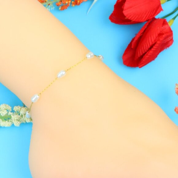 Elegant Handmade Anklet – Perfect for Women & Girls | Ideal Gift Option, DYC1193 - Picture 3 of 7